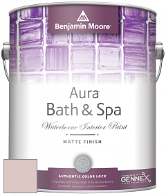 Benjamin Moore Aura 532 Bath & Spa Waterborne Interior Paint Matte Finish краска цвет 2102-60 Honey Hut