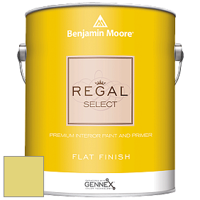 Benjamin Moore 547 Regal Select Waterborne Interior Flat Finish краска цвет 396 Chic Lime