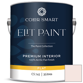 Краска COLOR SMART CS 745 ELIT PAINT глубокоматовая моющаяся краска цвет 884 Hint of Pink