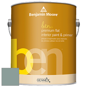 Benjamin Moore Ben W625 Premium Interior Latex Flat краска цвет AF-500 