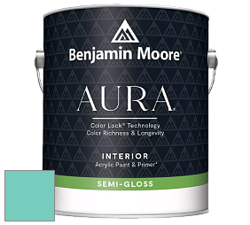Benjamin Moore Aura 528 Waterborne Interior Semi-gloss Finish краска цвет NCS S 1040-B70G 