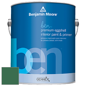 Benjamin Moore Ben W626 Premium Interior Latex Eggshell краска цвет 2040-20 Green Meadows
