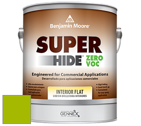 Benjamin Moore 355 Super Hide Zero Voc Interior Flat краска цвет 2026-10 Lime Green