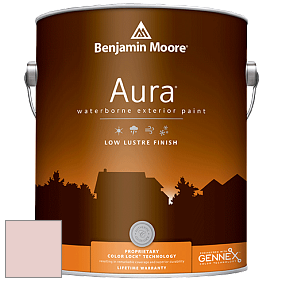Benjamin Moore Aura 634 Waterborne Exterior Low Lustre Finish краска цвет 2094-60 Pleasant Pink