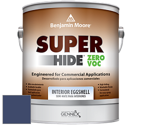 Benjamin Moore 357 Super Hide Zero Voc Interior Eggshell краска цвет 2065-10 Admiral Blue