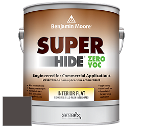 Benjamin Moore 355 Super Hide Zero Voc Interior Flat краска цвет 2130-10 Black Bean Soup