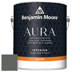Benjamin Moore Aura 526 Waterborne Interior Satin Finish покрытие цвет NCS S 7005-G20Y 