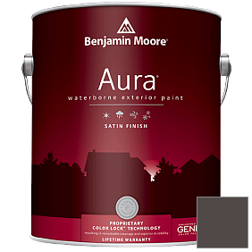 Краска Aura Waterborne Exterior Satin Finish (631) цвет 2130-10 Black Bean Soup
