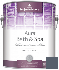Краска Benjamin Moore Aura Bath & Spa Interior Paint Matte Finish (532) цвет 2128-30 Evening Dove