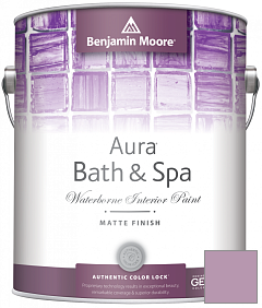 Краска Benjamin Moore Aura Bath & Spa Interior Paint Matte Finish (532) цвет 1377 Caribbean Sunset