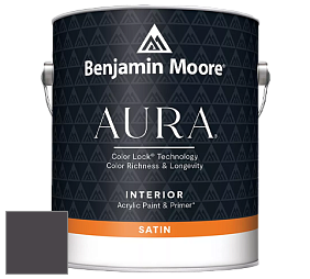 Benjamin Moore Aura 526 Waterborne Interior Satin Finish покрытие цвет 2070-10 Tulsa Twilight