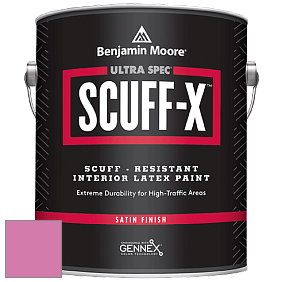 Benjamin Moore 486 Ultra Spec SCUFF-X Interior Satin Finish краска цвет 2079-40 Springtime Bloom