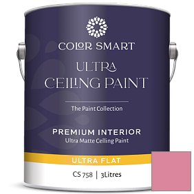 Краска COLOR SMART CS 758 ULTRA CEILING PAINT ультраматовая краска цвет 2087-40 Autumn Red