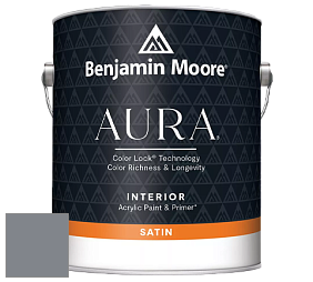 Benjamin Moore Aura 526 Waterborne Interior Satin Finish покрытие цвет NCS S 5005-R80B 