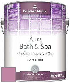 Benjamin Moore Aura 532 Bath & Spa Waterborne Interior Paint Matte Finish краска цвет NCS S 2040-R30B 