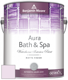 Benjamin Moore Aura 532 Bath & Spa Waterborne Interior Paint Matte Finish краска цвет 2074-70 Easter Bonnet