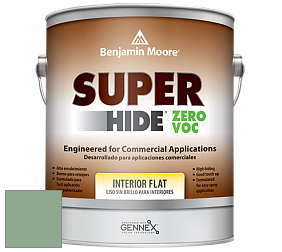 Benjamin Moore 355 Super Hide Zero Voc Interior Flat краска цвет HC-129 BM HC-129