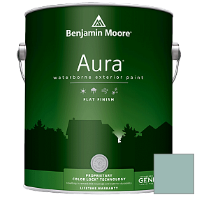 Краска Aura Waterborne Exterior Flat Finish (629) цвет 710 Kensington Green