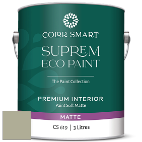 COLOR SMART CS 619 SUPREM ECO PAINT матовая краска цвет NCS S 3010-G70Y 