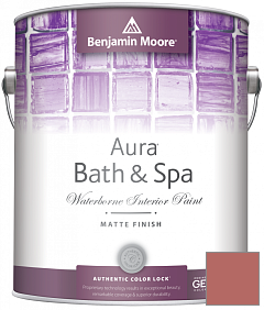 Краска Benjamin Moore Aura Bath & Spa Interior Paint Matte Finish (532) цвет 2089-30 Pink Mix