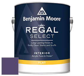 Benjamin Moore 547 Regal Select Waterborne Interior Flat Finish краска цвет 2071-20 Gentle Violet
