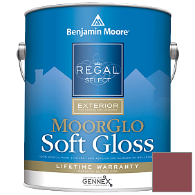 Краска Regal Select Exterior Paint-Moor GloSoft Gloss Finish (W096) цвет 2084-20 Maple Leaf Red