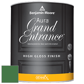 Benjamin Moore Aura 148 Grand Entrance High Gloss эмаль цвет 2035-20 Cactus Green