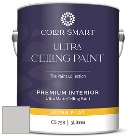 COLOR SMART CS 758 ULTRA CEILING PAINT ультраматовая краска цвет NCS S 2000-N 