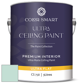 COLOR SMART CS 758 ULTRA CEILING PAINT ультраматовая краска цвет 2040-60 Antiguan Sky