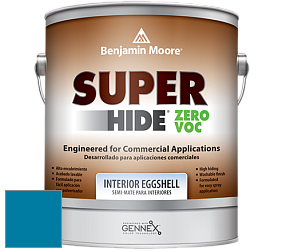 Benjamin Moore 357 Super Hide Zero Voc Interior Eggshell краска цвет 2060-30 Seaport Blue