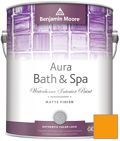 Краска Benjamin Moore Aura Bath & Spa Interior Paint Matte Finish (532) цвет 2018-20 Mandarin Orange