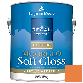 Краска Regal Select Exterior Paint-Moor GloSoft Gloss Finish (W096) цвет 2015-30 Calypso Orange