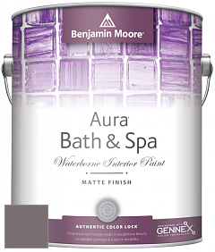 Benjamin Moore Aura 532 Bath & Spa Waterborne Interior Paint Matte Finish краска цвет AF-640 