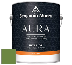 Benjamin Moore Aura 526 Waterborne Interior Satin Finish покрытие цвет NCS S 3060-G30Y 