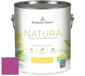 Benjamin Moore 512 Natura Interior Flat Finish матовая краска цвет 2077-30 Hot Lips