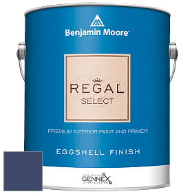Benjamin Moore 549 Regal Select Waterborne Interior Eggshell Finish краска цвет 2065-10 Admiral Blue
