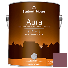 Краска Aura Waterborne Exterior Low Lustre Finish (634) цвет 2082-30 Cherokee Brick