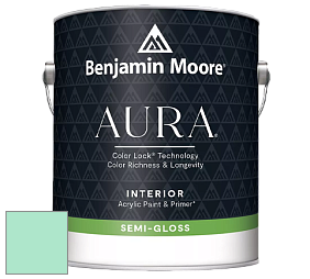 Benjamin Moore Aura 528 Waterborne Interior Semi-gloss Finish краска цвет NCS S 0530-B90G 