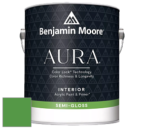 Benjamin Moore Aura 528 Waterborne Interior Semi-gloss Finish краска цвет NCS S 2070-G20Y 