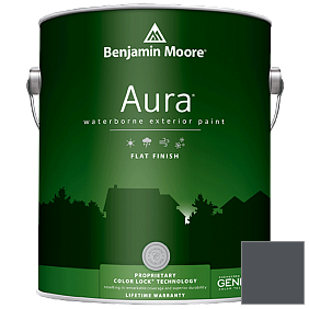 Краска Aura Waterborne Exterior Flat Finish (629) цвет 2132-30 Black Horizon