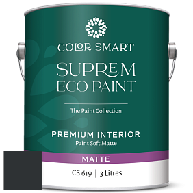 COLOR SMART CS 619 SUPREM ECO PAINT матовая краска цвет RAL 7021 