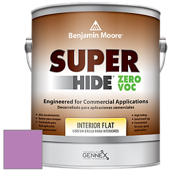 Benjamin Moore 355 Super Hide Zero Voc Interior Flat краска цвет 2074-40 Lilac Pink