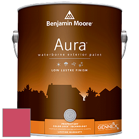 Benjamin Moore Aura 634 Waterborne Exterior Low Lustre Finish краска цвет 2000-30 Red Tulip
