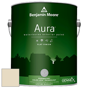 Benjamin Moore Aura 629 Waterborne Exterior Flat Finish краска цвет OC-2 Pale Almond