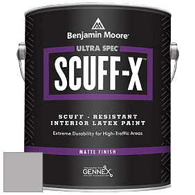 Benjamin Moore 484 Ultra Spec SCUFF-X Interior Matte Finish краска цвет AF-670 