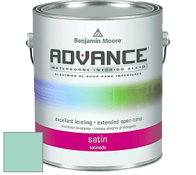 Benjamin Moore 792 Advance Interior Paint-Satin эмаль цвет 2041-50 Sea Mist Green