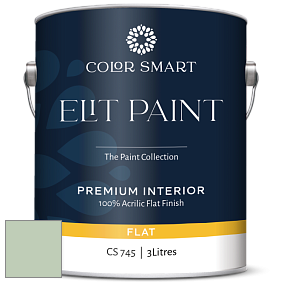 COLOR SMART CS 745 ELIT PAINT глубокоматовая моющаяся краска цвет NCS S 1515-G20Y 