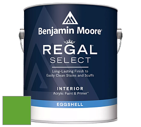 Benjamin Moore 549 Regal Select Waterborne Interior Eggshell Finish краска цвет 2032-20 Traffic Light Green