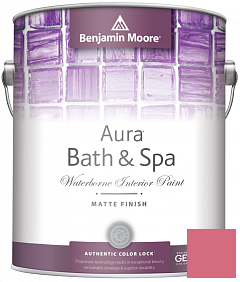 Краска Benjamin Moore Aura Bath & Spa Interior Paint Matte Finish (532) цвет 1328 Deco Rose
