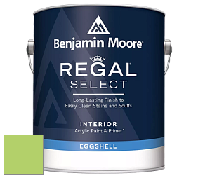 Benjamin Moore 549 Regal Select Waterborne Interior Eggshell Finish краска цвет 2031-40 Spring Meadow Green